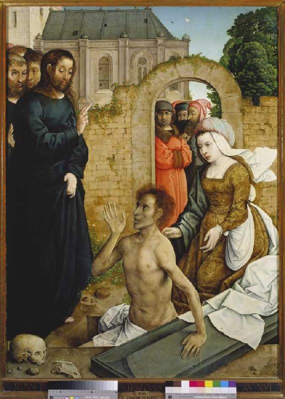 Die Auferweckung des Lazarus. from Johann von Flandern