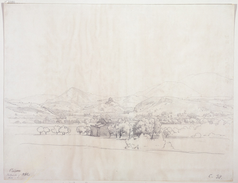 Ansicht von Vaison-la-Romaine from Johann Wilhelm Schirmer