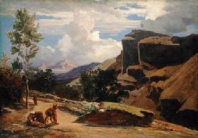 Italian Landscape (Study)