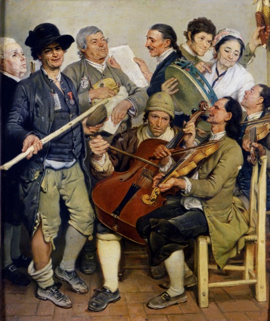 Musicians (La Scartocciata) from Johann Zoffani