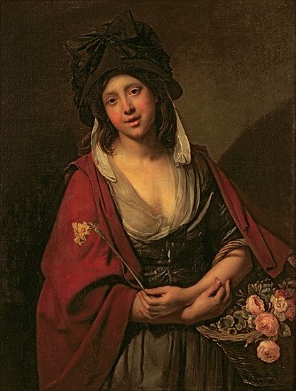 The Flower Girl from Johann Zoffany