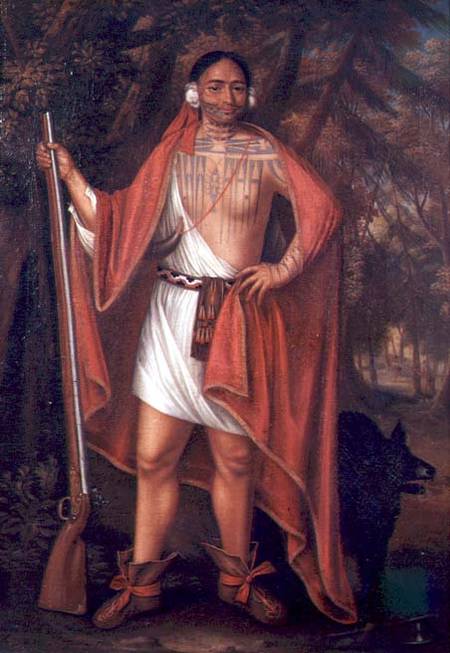 Sa Ga Yeath Qua Pieth Ton, King of the Maguas from Johannes or Jan Verelst