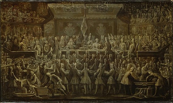 Prussian Coronation Dinner for Frederick I from Johann Friedrich Wentzel