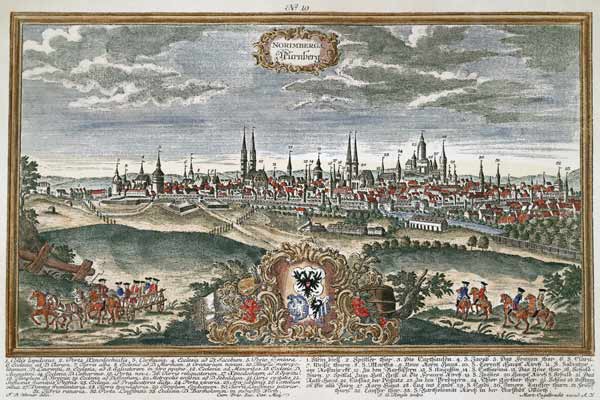 Nürnberg, Stadtansicht from Johann Georg Ringlin
