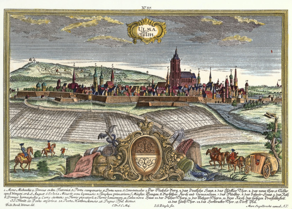 Ulm, Ansicht from Johann Georg Ringlin
