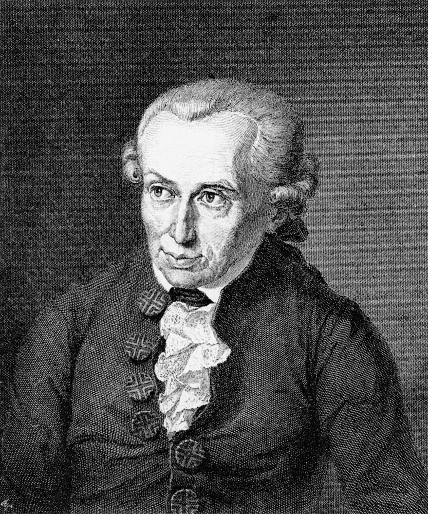 Kant, Immanuel Königsberg - Philosoph, Holzstich von J. L. Raab nach dem Gemälde von G. Doebler. from Johann Leonhard Raab