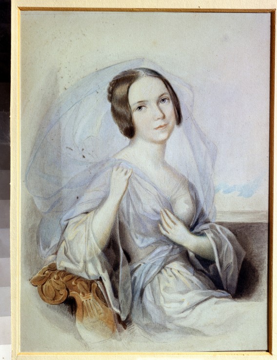 Portrait of the singer Henriette Gertrude Sontag (1806-1854) from Johann Nepomuk Ender
