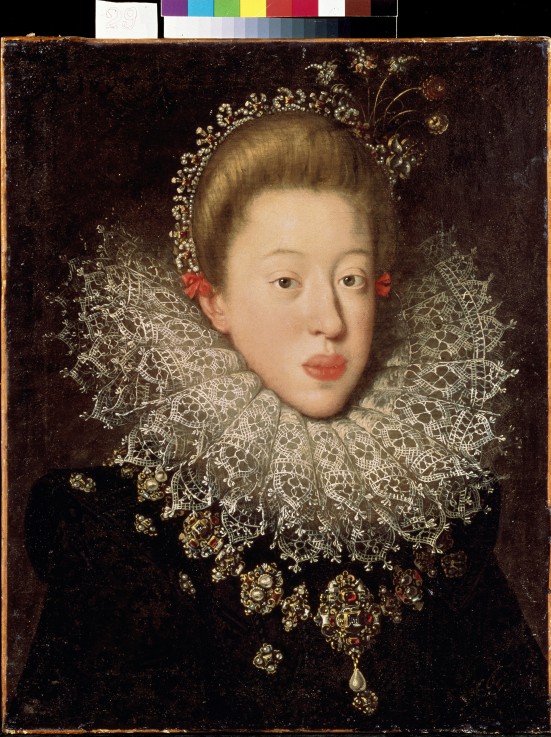 Portrait of Holy Roman Empress Anna of Tyrol (1585-1618) from Johann or Hans von Aachen