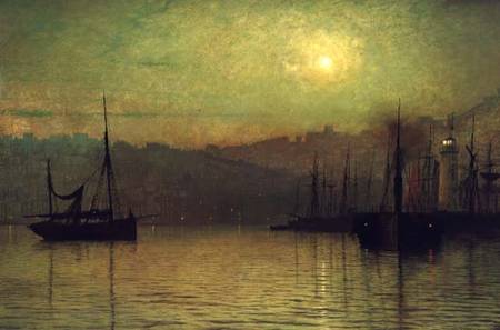 Calm Waters, Scarborough from John Atkinson Grimshaw