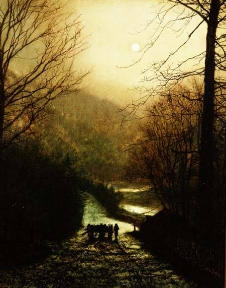 The Timber Waggon from John Atkinson Grimshaw
