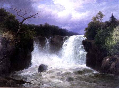 The Falls of the Hespte, South Wales from John Brandon Smith