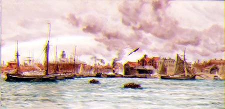Portsmouth Harbour from John Brett