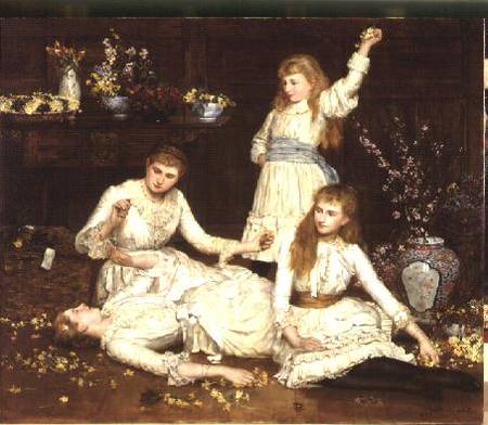 The Daughters of Col. Makins M.P. from John Collier