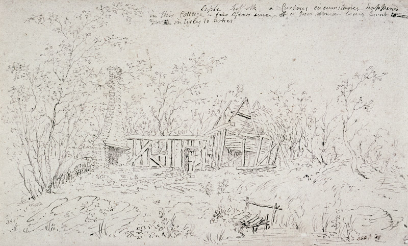 Cottage at East Bergholt from John Constable