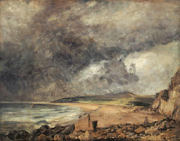 Die Bucht von Weymouth bei herannahendem Sturm. from John Constable