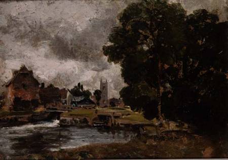 Dedham Lock and Mill from John Constable