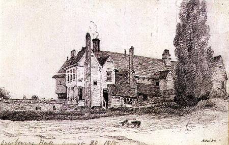 Overbury Hall, Suffolk from John Constable
