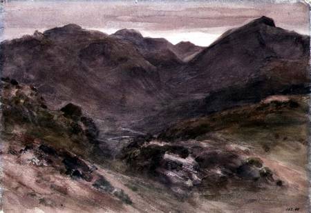 A View of Borrowdale from John Constable