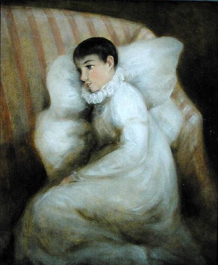 Young Girl resting on a Sofa from John Constable