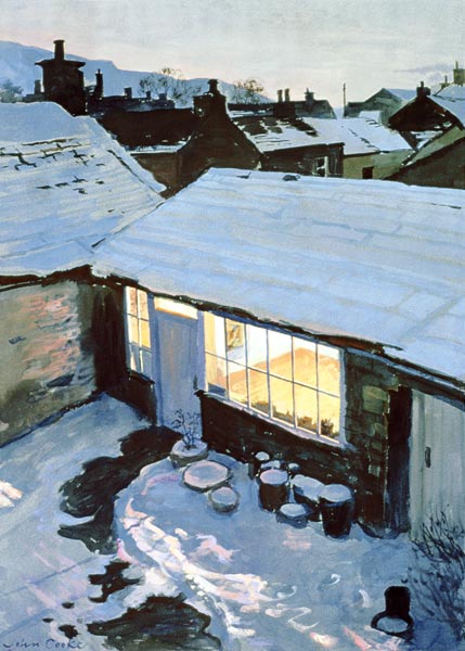 Winter Evening - My Studio  from John  Cooke