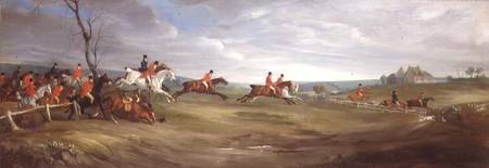 A Hunt Scurry with The Quorn from John E. Ferneley d.J.
