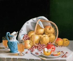 Still Life with Yellow Apples