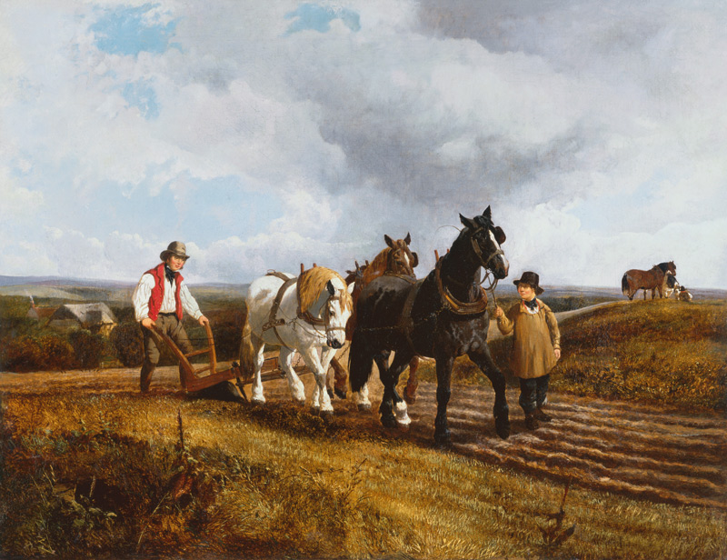 Ploughing from John Frederick Herring d.J.