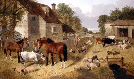 Farmyard Scene from John Frederick Herring d.J.