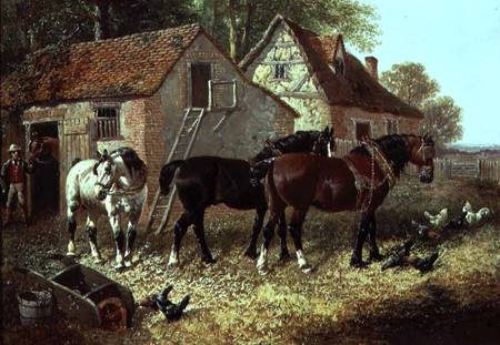 Preparing the Plough Horses from John Frederick Herring d.J.
