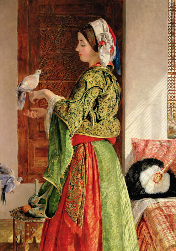 Caged Doves from John Frederick Lewis