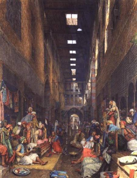 The Cairo Bazaar from John Frederick Lewis