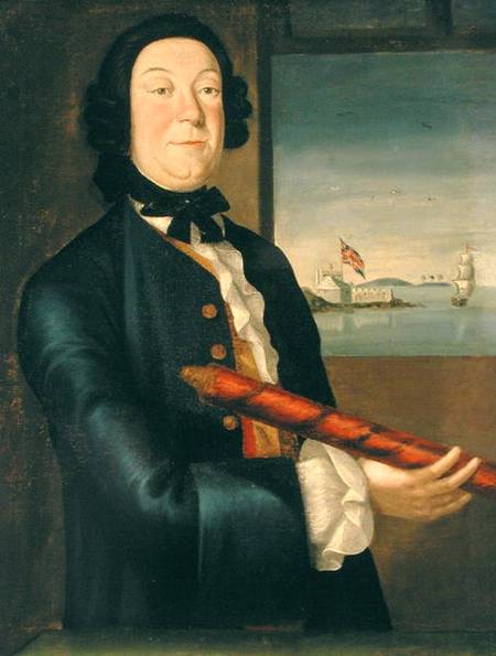 Portrait of John Clarke (1701-64) from John Greenwood