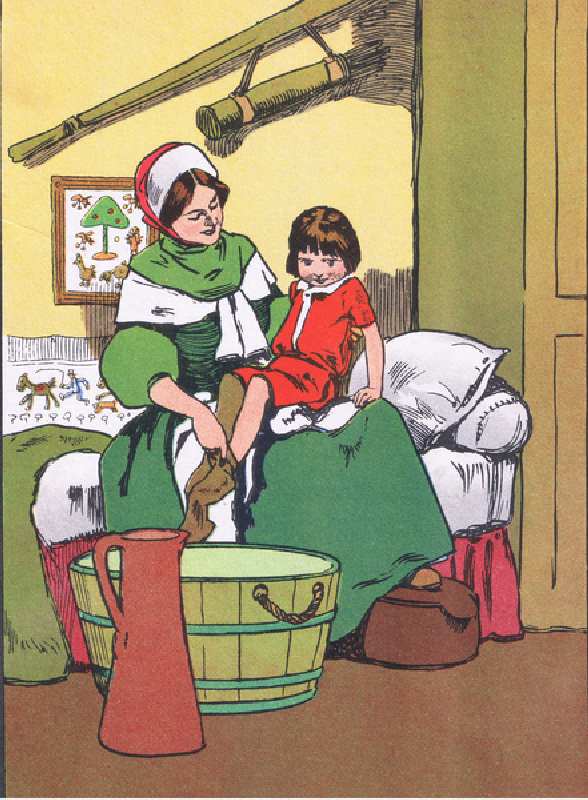 Johnny shall go to the fair, from Blackies Popular Nursery Rhymes published by Blackie and Sons Limi from John Hassall