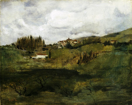 Tuscan Landscape from John Henry Twachtman