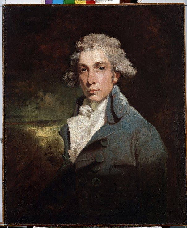 Portrait of the playwright and Whig statesman Richard Brinsley Sheridan (1751-1816) from John Hoppner