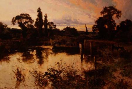 The River at Sunset from John Horace Hooper