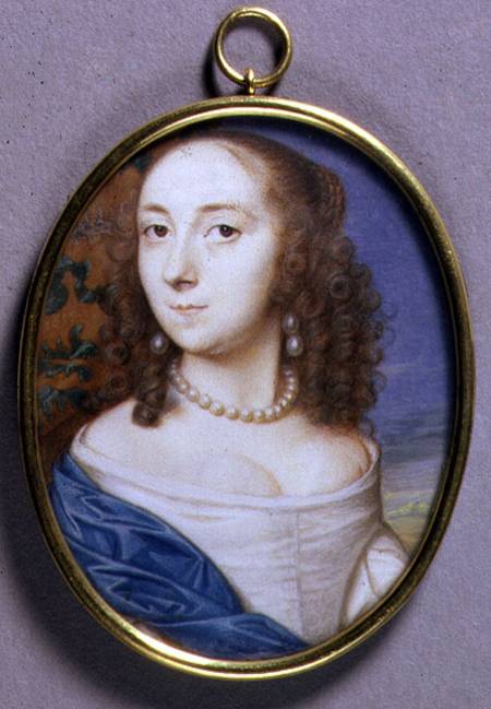 Portrait Miniature of Lady Margaret Coventry from John II Hoskins