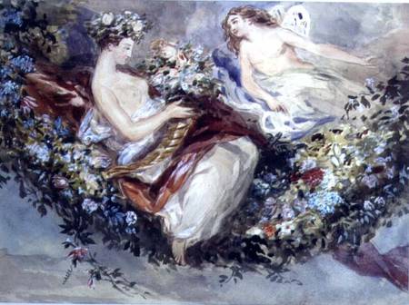 Flora and Zephyr from John James Chalon