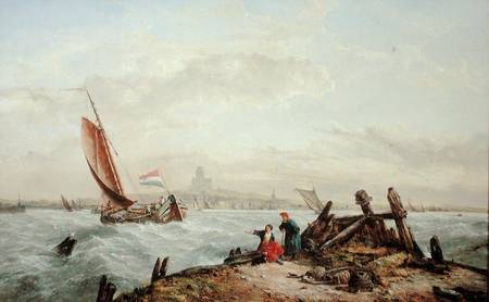 Off a Dutch Port from John James Wilson