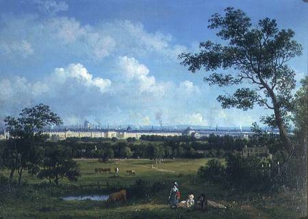 A View of Regent's Park and the Colosseum from Primrose Hill from John Knox