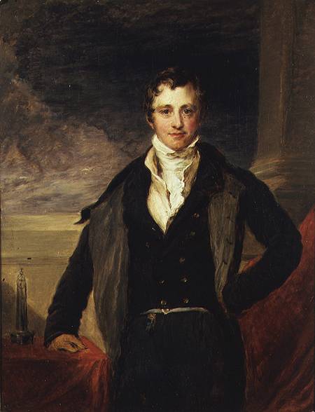 Portrait of Sir Humphry Davy (1778-1829) from John Linnell