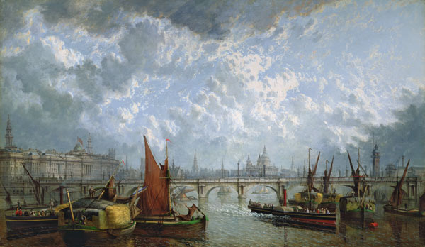 Waterloo Bridge from the River Thames from John MacVicar Anderson