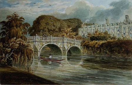 Clare Bridge on the River Cam from John of Hull Ward
