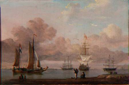 Shipping in a Calm (panel) from John of Hull Ward