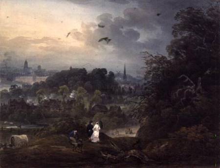 View of Shrewsbury from the North from John Pearson