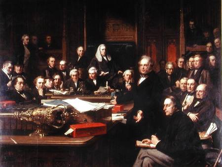 Lord Palmerston Addressing the House of Commons During the Debates on the Treaty of France in Februa from John Phillip