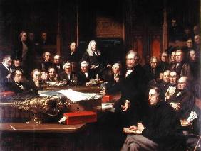 Lord Palmerston Addressing the House of Commons During the Debates on the Treaty of France in Februa