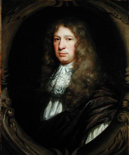 Portrait of Sir John Streynsham Master (1604-1723) from John Riley