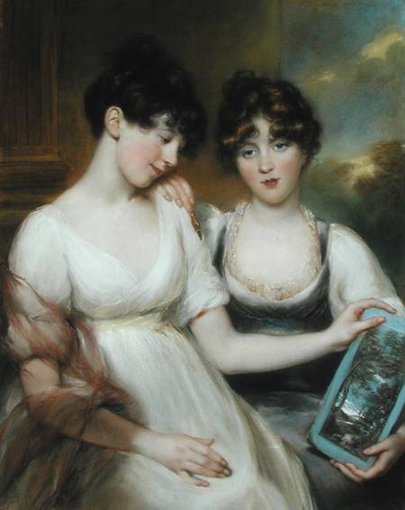Portrait of Anne (1781-1857) and Maria (1782-1861) Russell from John Russell