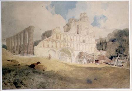 St. Botolph's Priory, Colchester from John Sell Cotman